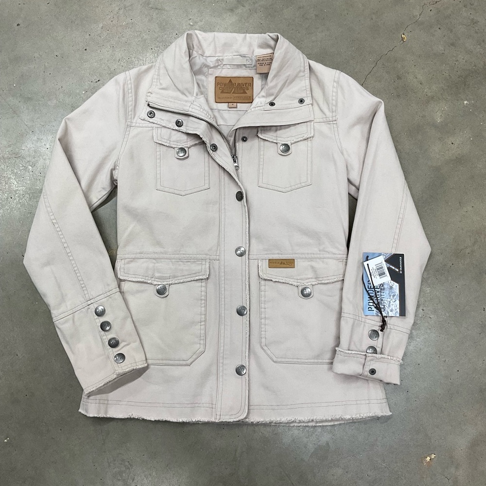 Rock & Roll Cowgirl Cream Utility Jacket